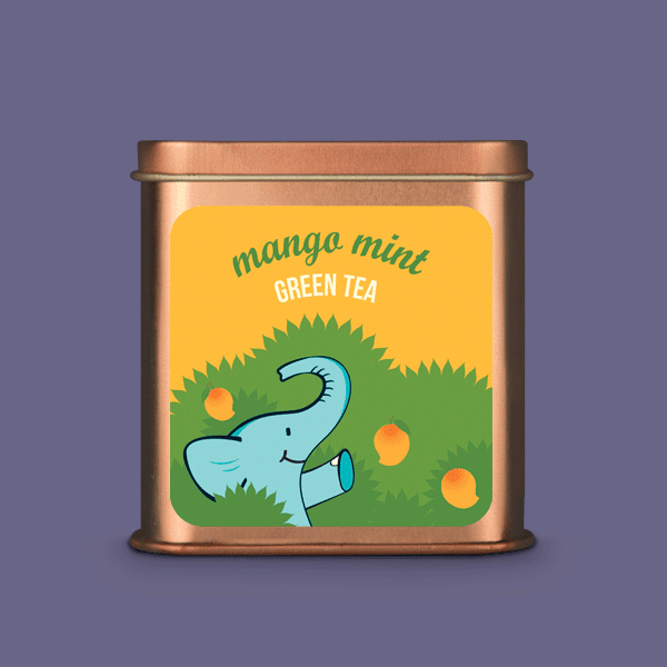 Mango Mint Green tea - Tea Trunk